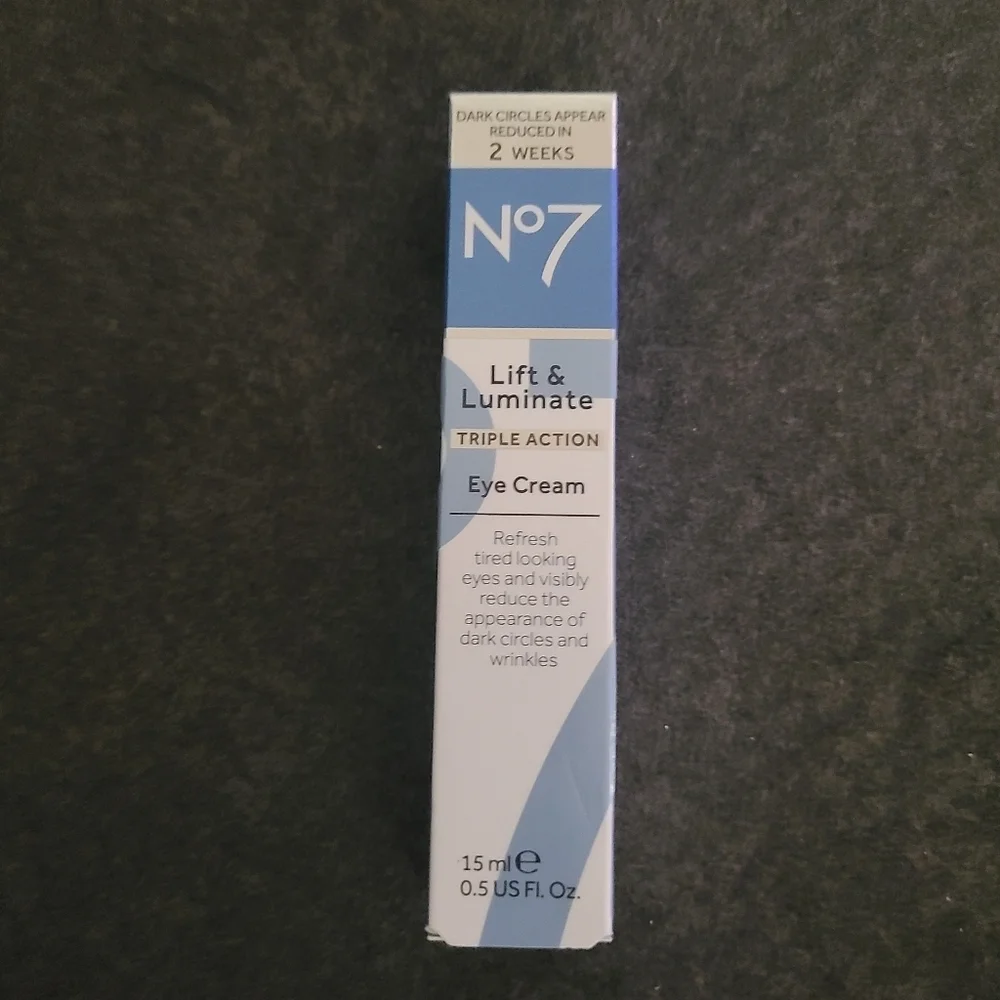 No7 lift luminate triple action eye cream